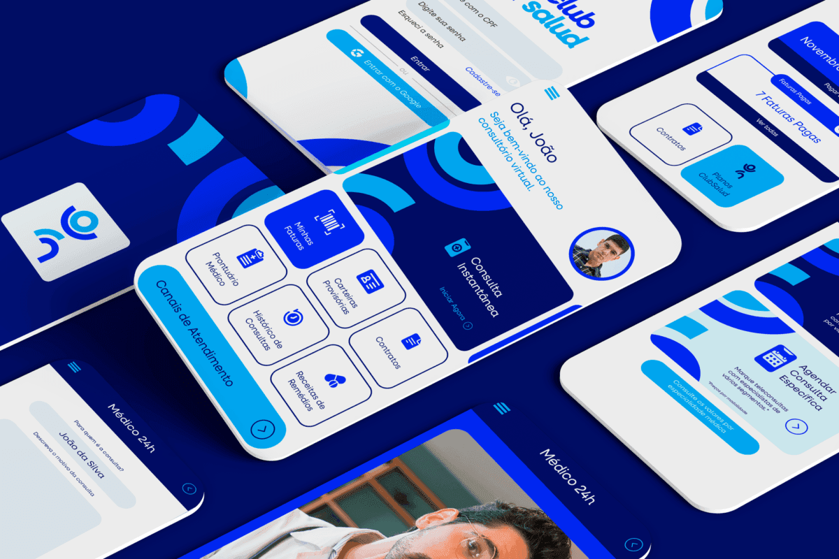 Club Salud — Produto digital · Aplicativo