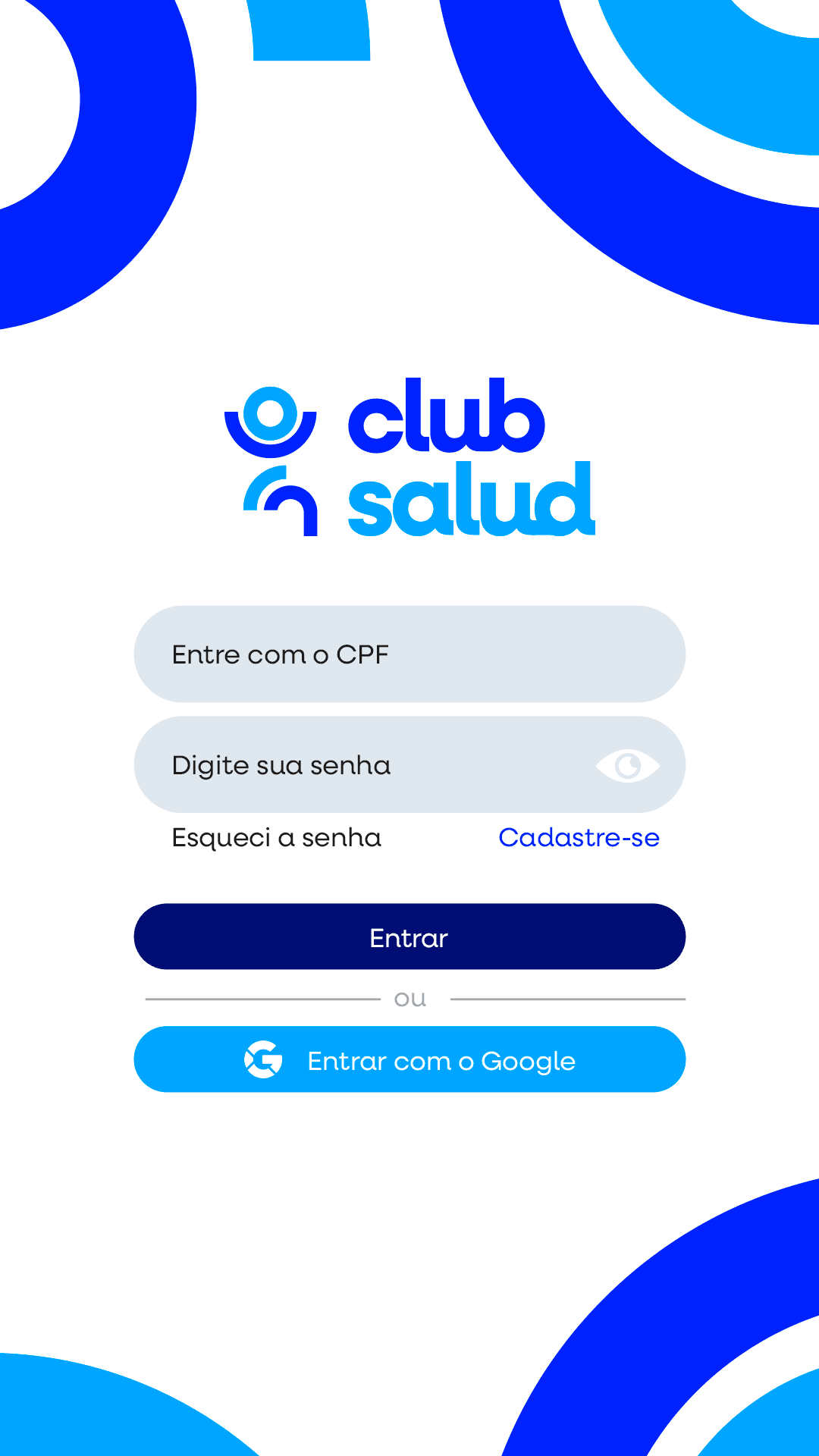 Telas adicionais do Club Salud